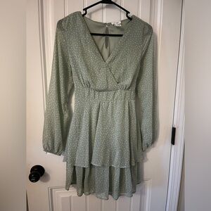 Light Green Mini Dress